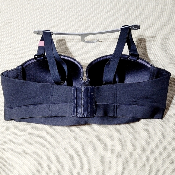 NWT Cacique Comfort Bliss Black Lightly Lined Multi-Way Strapless Bra (42C) - Picture 6 of 10